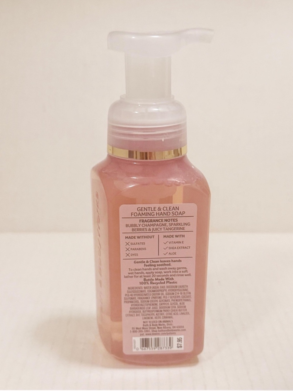 New bath and body works Champagne Toast Foaming Hand Soap - Picture 3 of 3